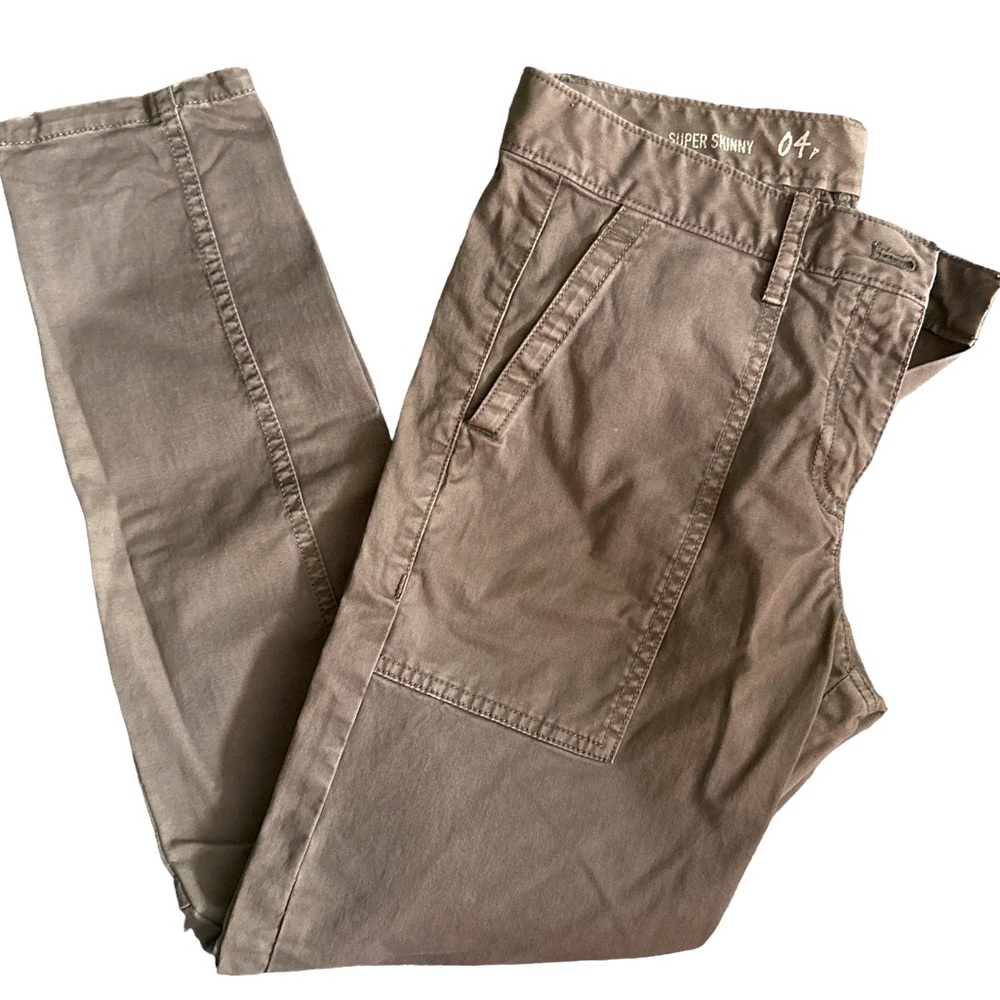 GAP Super Skinny Brown Khaki Pants NWOT
